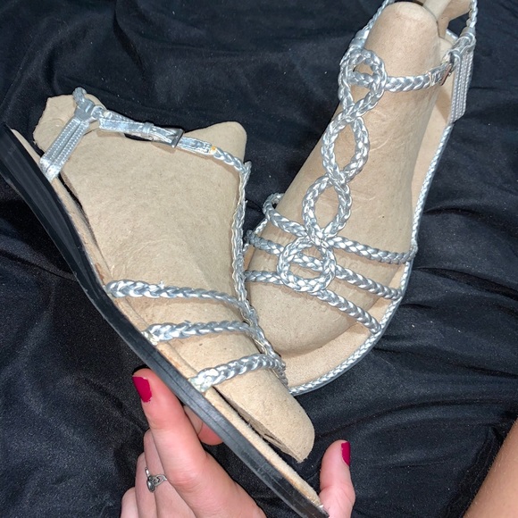 Silver Gladiator sandals - Picture 14 of 15